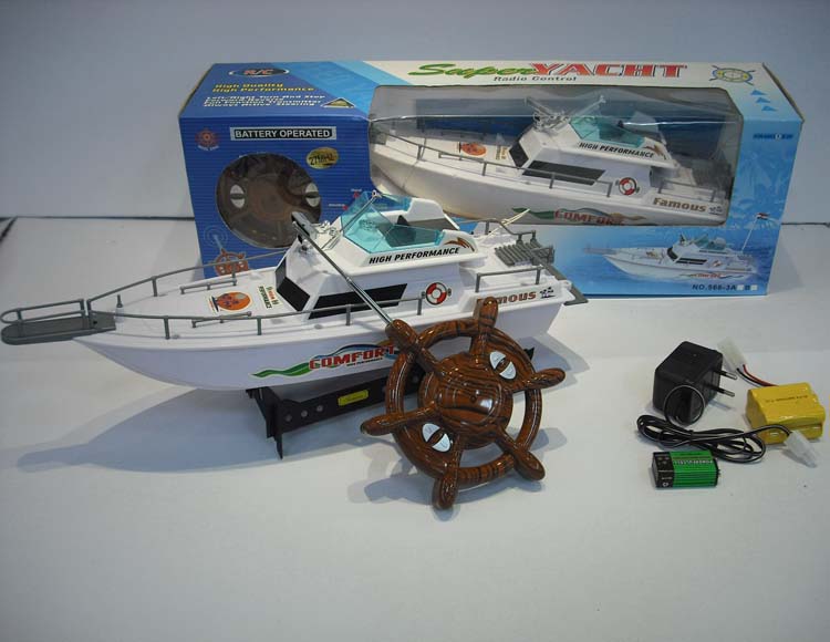 四通遥控游艇包电 568-3A